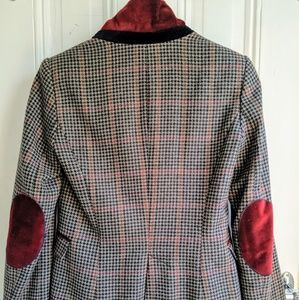 ZARA houndstooth blazer